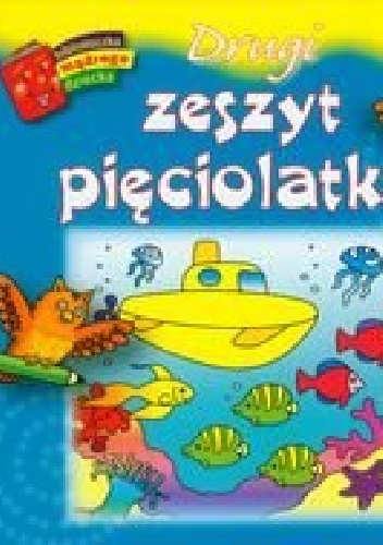 Okładka książki drugi zeszyt pięciolatka. biblioteczka mądrego dziecka